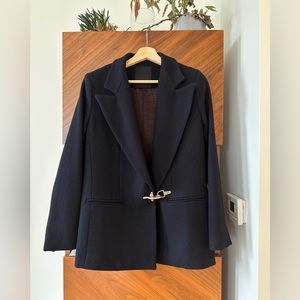 Assembly New York Navy Wool Blazer Size XS